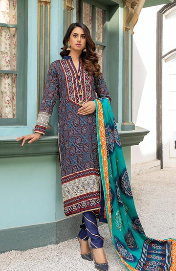 Anum ANCL-21 08A Chunri Lawn 2021